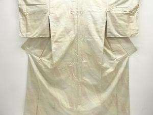 未使用品　抽象模様織り出し手織り紬着物